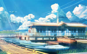 Serene_ Lakeside_ Anime_ Scene Wallpaper