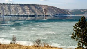 Serene View Of Lake Baikal - The Deepest Lake In The World Wallpaper