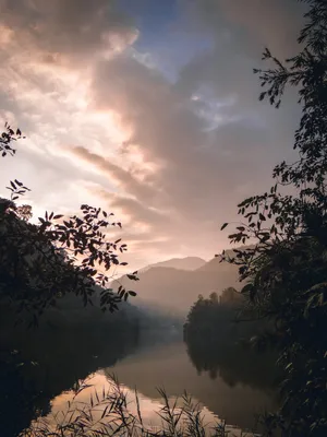 Serenity Amidst The Storm Wallpaper