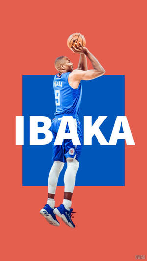 Serge Ibaka Minimalist Poster Wallpaper