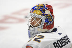 Sergei Bobrovsky Closeup Shot Wallpaper