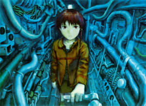 Serial Experiments Lain Continues To Captivate The Minds Of Anime Fans Around The World. Wallpaper