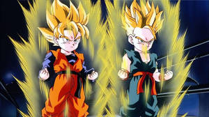 Serious Goten And Trunks Wallpaper