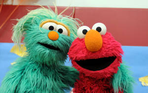 Sesame Street Elmo And Rosita Wallpaper