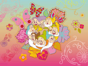 Seven Dwarfs Artwork Wallpaper