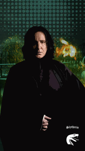 Severus Snape Slytherin Hogwarts Aesthetic Wallpaper