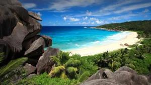Seychelles Grand Anse Beach Wallpaper