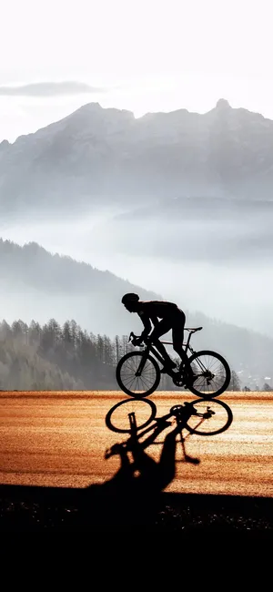 Shadow Mountain Bike Iphone Home Screen Wallpaper