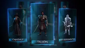 Shadow Of War Game Character Selection Wallpaper