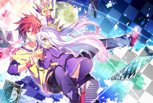 Shake Up The Gaming World With No Game No Life! Wallpaper