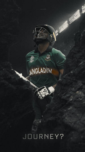 Shakib Al Hasan Dark Wallpaper