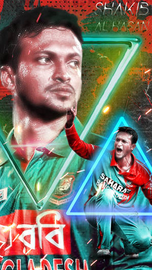 Shakib Al Hasan Face Wallpaper