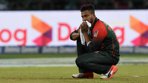 Shakib Al Hasan On Field Wallpaper