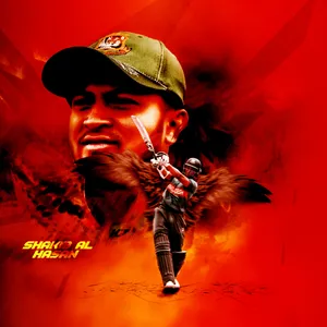 Shakib Al Hasan Red Wallpaper