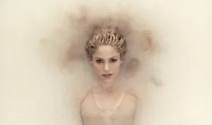 Shakira In Cloudy Water Wallpaper