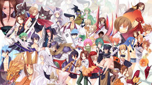 Shaman King Characters Cover Wallpaper