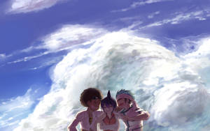 Shaman King Horohoro Chocolove And Tao Wallpaper