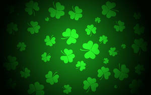 Shamrock Pattern St Patrick's Day Wallpaper