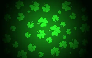 Shamrock Pattern St Patrick's Day Wallpaper