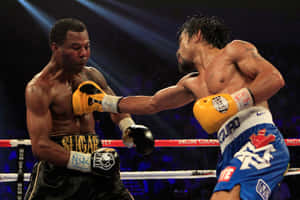 Shane Mosley Taking Body Blow Wallpaper