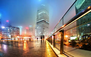 Shanghai China Night Wallpaper