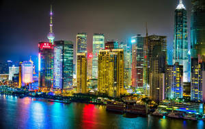 Shanghai City Buildings Wallpaper