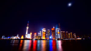 Shanghai Waterside City Wallpaper