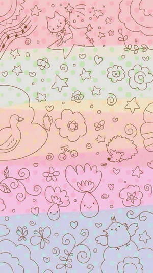 Shapes And Patterns Cute Iphone Wallpaper