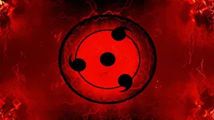Sharingan Live Triple Tomoe Lighting Effect Wallpaper