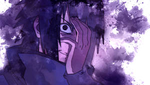 Sharingan Live Uchiha Sasuke Purple Aesthetic Wallpaper