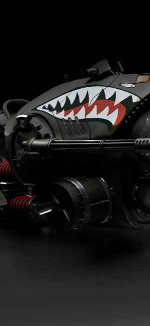 Shark Gas Tank Bikes Iphone Wallpaper