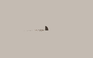 Shark Minimalist Aesthetic Laptop Wallpaper