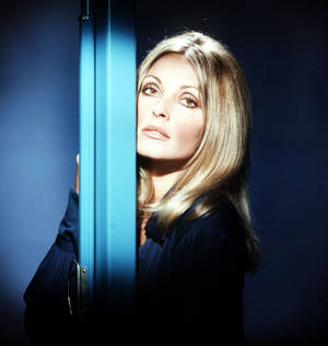 Sharon Tate Face Spotlight Wallpaper