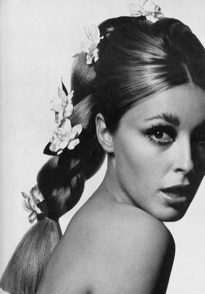 Sharon Tate Floral Braid Wallpaper