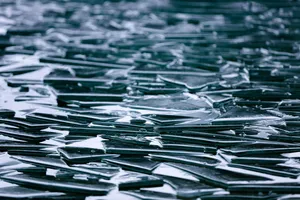 Sharp Broken Glass Wallpaper