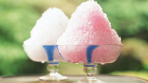 Shaved Ice Topped With Sugar Wallpaper