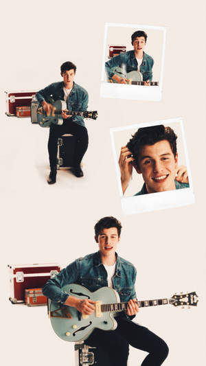 Shawn Mendes Nervous Collage Wallpaper