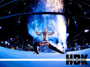 Shawn Michaels Hbk Half Split Wallpaper
