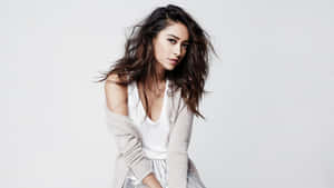 Shay Mitchell Elegant Casual Look Wallpaper