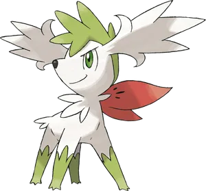 Shaymin Sky Forme Official Art Wallpaper