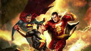 Shazam In Action Wallpaper