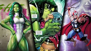 She Hulk And Thor Wallpaper