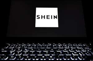 Shein On Computer Screen Wallpaper