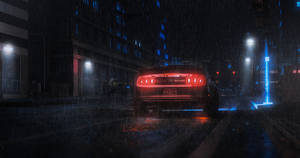 Shelby Neon Car Wallpaper