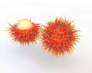 Shelled And Unshelled Pulasan Fruit Wallpaper