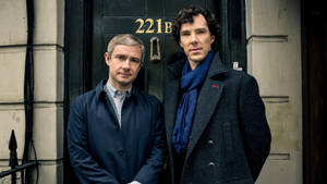 Sherlock At John Baker Street Wallpaper