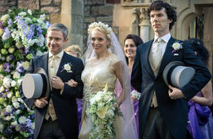 Sherlock John And Mary's Wedding Wallpaper