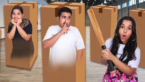 Shfa Holding A Bat Wallpaper