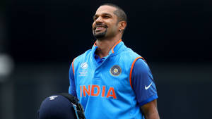 Shikhar Dhawan Smile Wallpaper