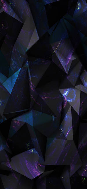 Shimmering Black And Purple Aesthetic Art Wallpaper